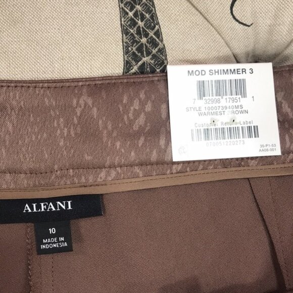 Alfani Wide-Leg Pants - Picture 4 of 4